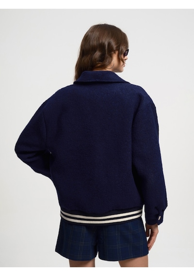 Regular Fit Kadın Mont Lacivert