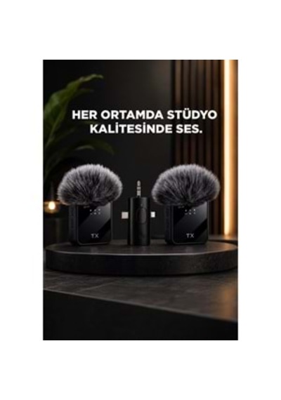 Sprange Sm-12 3ın1 Kablosuz Yaka Mikrofonu