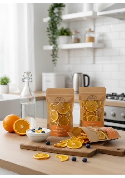 5'li Portakal Kurusu Seti - %100 Doğal Ve Şeker İlavesiz 5 X 50 G 250 G