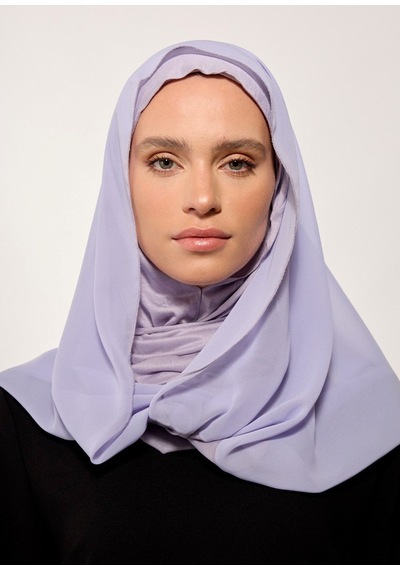 Mayovera Şifonlu Şal - Gri