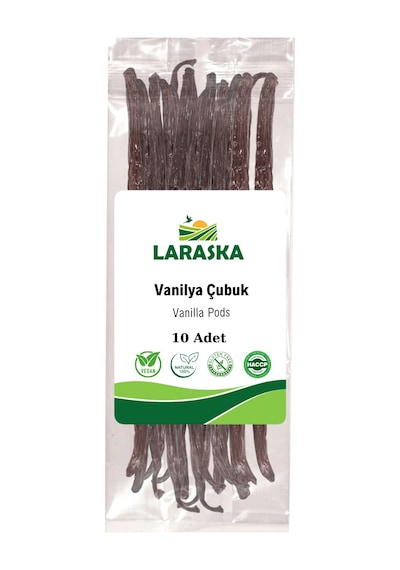 Vanilya Çubuk 10 Adet Doğal Gerçek Vanilya - Vanilla Pods 10qty
