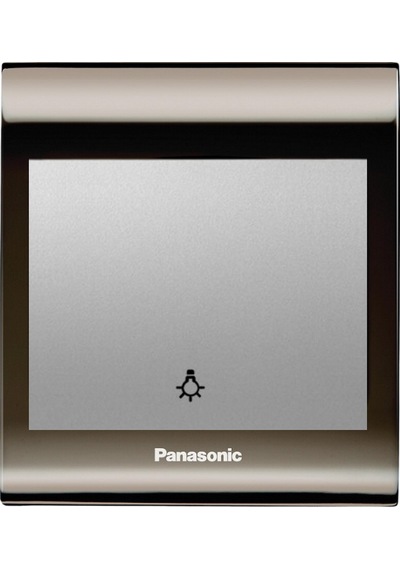 Viko Panasonic Thea Blu Light Anahtar, Çerçeve Una+füme, Kapak Metalik Beyaz