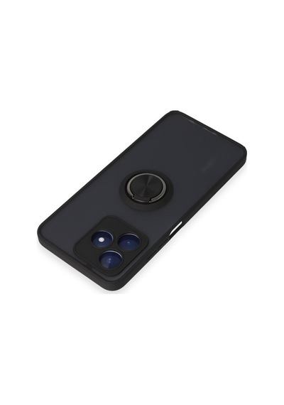 Realme C53 İçin Kamera Korumalı Yüzüklü Kılıf - Leke Tutmaz Mat Ve Dayanıklı Yapı