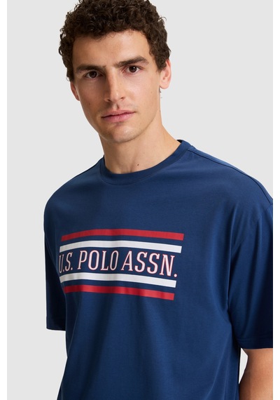 U.S. Polo Assn. U.s. Polo Assn. Erkek Açık Lacivert Tişört 50327191-vr059