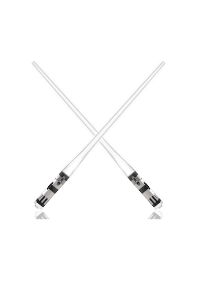 Valkyrie 8 Parça Led Işıklı Chopstik Işık Kılıcı Yemek Çubukları Star Wars Tema Çöpstik Çok Renkli