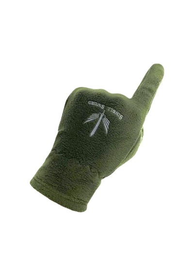 Standart-haki/single Sword Kadın&erkek Yüksek Kalite Soğuk Hava Polar Eldiven Sürüş Eldiveni