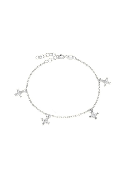 Eva Pırlanta Çiçek Bileklik 718522 Silver