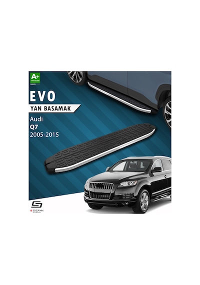 S-dizayn Audi Q7 Evo Krom Yan Basamak 213 Cm 2005-2015