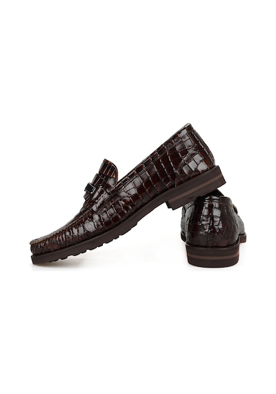 Footcourt Loafer Kahverengi Toka Detaylı Erkek Makosen