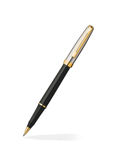 Sheaffer 3371 Prelude Roller Kalem Siyah Paladyum Altın Çok Renkli