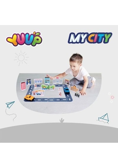 Aden Oyuncak My City Otoyol Puzzle Seti Adn-3413