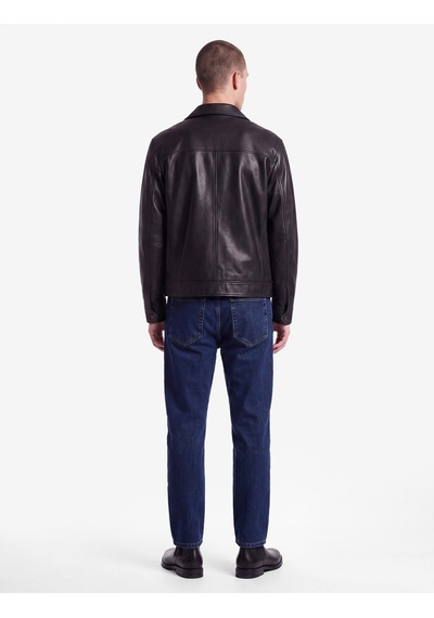 Koton Normal Bel Cepli Pamuklu Vintage Straight Fit Jean Pantolon Koyu İndigo 7wam40148nd