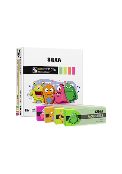 Silka Monster Silgi Büyük 20 Adet ART.13