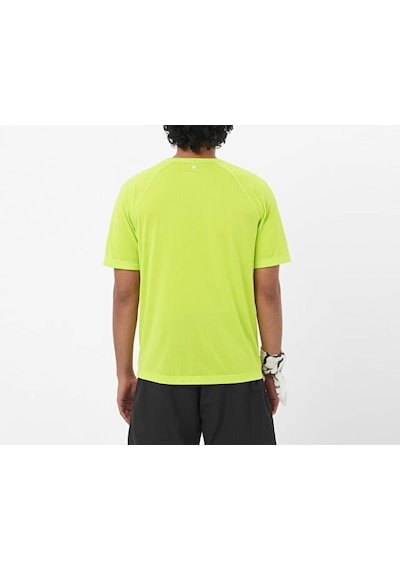 Salomon Shakeout Core Ss Tee Erkek Koşu Tişörtü Lc2778800 Yeşil