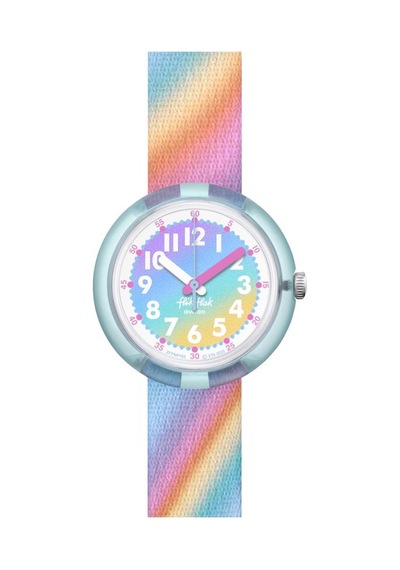 Fpnp152 Flik Flak Liquid Rainbow Çocuk Kol Saati Çok Renkli