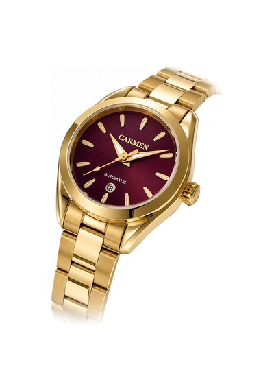 Carmen Crm.20035.06 Miyota Automatic Kol Saati Gold - Gri