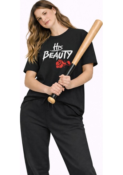 Nevermınd Sevgili Kombini Her Beast His Beauty Oversize Çift Tişört Unisex Partner Couple Kombin Siyah Siyah Nevermınd Sevgili Kombini Her Beast His Beauty Oversize Çift Tişört Unisex Partner Couple Kombin Siyah Siyah