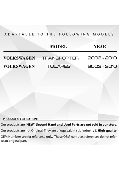 Volkswagen Transporter, Touareg İçin Yağ Çubuk Bakaliti