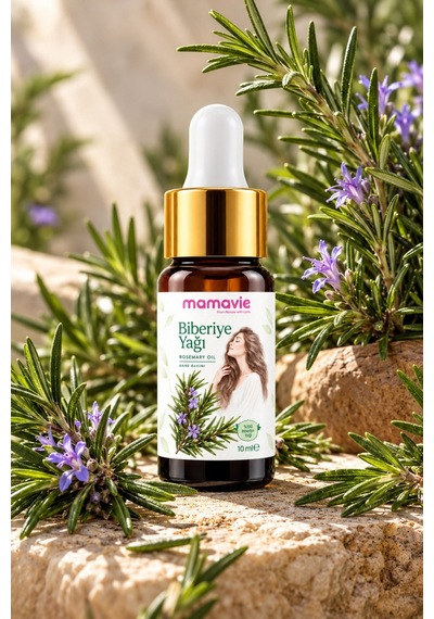 %100 Saf Biberiye Yağı 10 Ml Rosemary Oil, Saç Bakımı Ve Aromaterapi İçin Bitkisel Yağ - 937409480