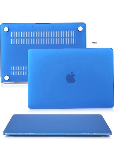 Apple Uyumlu MacBook Pro Kılıf Hardcase A1706 1708 1989 A2159 2016/2019 Açık Mavi