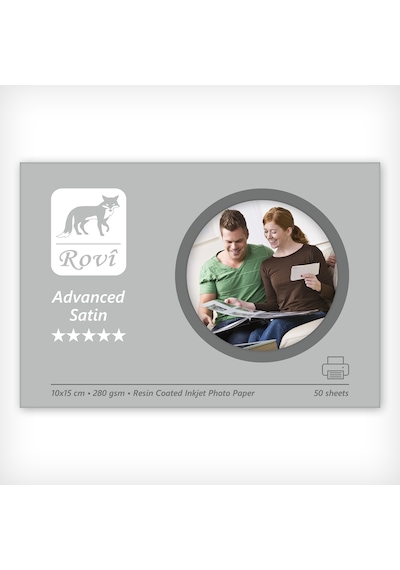 Rovi Advanced Satin Fotoğraf Kağıdı 280Gsm 50Yp 10X15