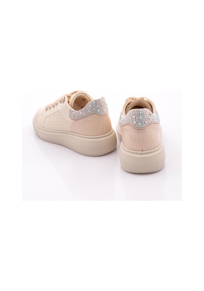 Dgn B3000 Kadin Sneakers Ayakkabi Bej