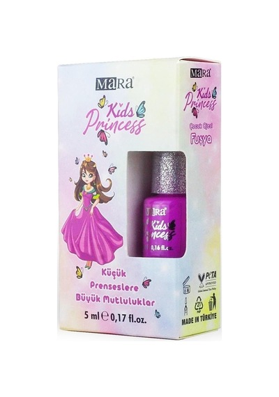 Kıds Prıncess Cocuk Oje Fusya 5 Ml. - Su Bazlı