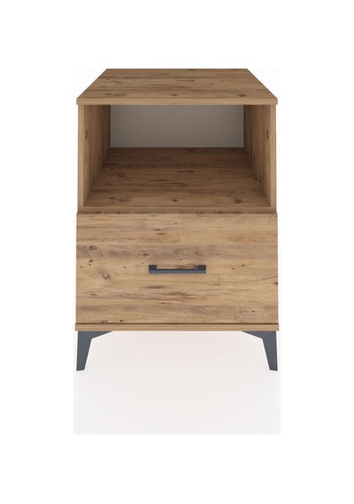 Kronos Komodin Tek Raflı Tek Çekmeceli 60x59x80 Çam-çam Çam