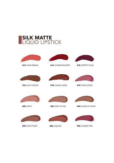 Flormar Silky Matte Liguid Lipstick 008 Dark Viole 01