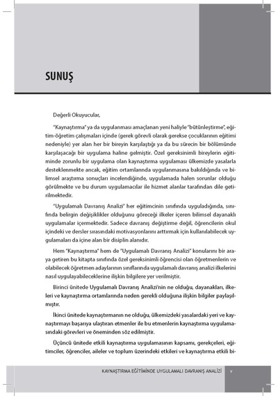 Uygulamalı Davranış Analizi- Eğiten Kitap