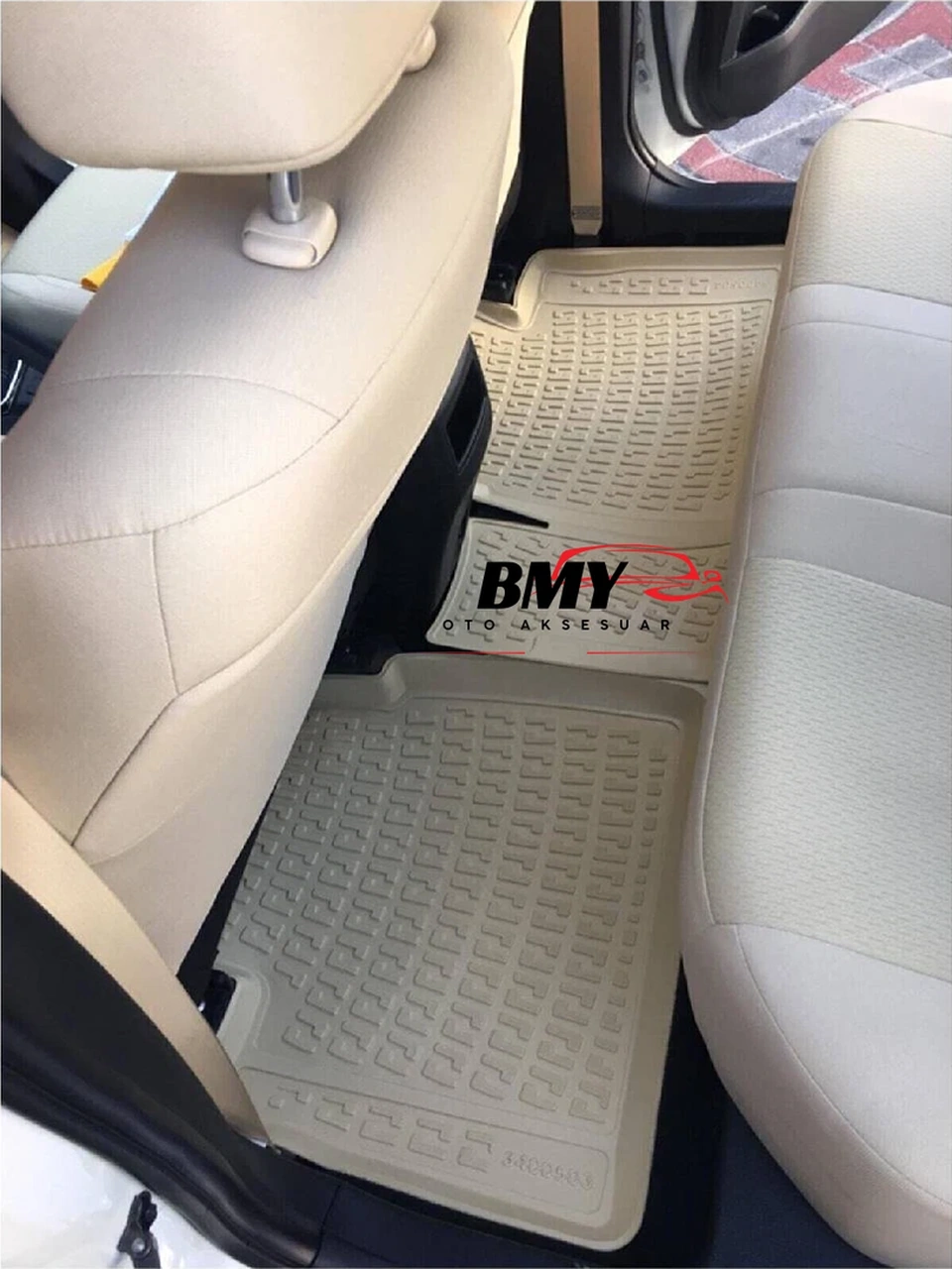 Rizline Renault Latitude 2010-2016 İle Uyumlu 3d Havuzlu Paspas Bej