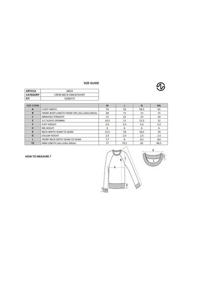 AR-MA Arma Erkek Slim Fit Scuba Interlok Bisiklet Yaka Sweatshirt Ön Sol Fermuarlı Cepli, Sol Kolda Etiketli K30124685402 Siyah