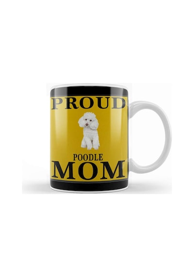 Poodle Mom 015 Kupa Bardak Porselen Karışık