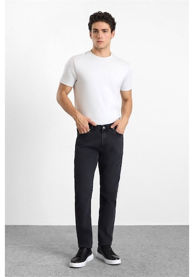 Süvari Siyah Slim Normal Bel Denim Pantolon Sdn2016600003-s09
