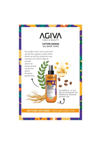 Caffeine Ginseng Şampuan 500 Ml & Saç Toniği & Masaj Tarağı 3'lü Set