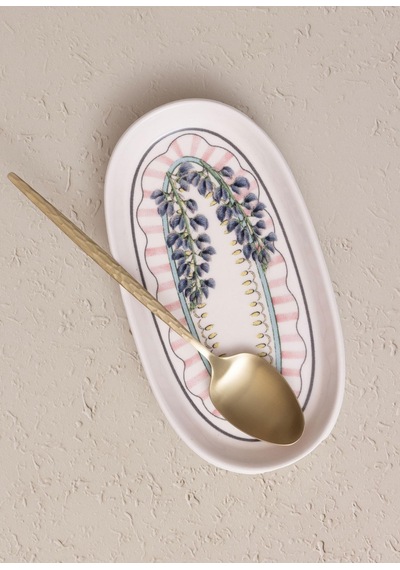 The Mia Spring Oval Servis 2li 21 Cm Çok Renkli