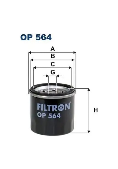 Ford Mondeo 4 Yag Filtresi 1.6 2007-2012 Fıltron Op564