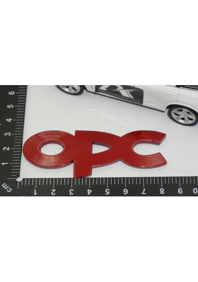 Dk Tuning Opel Opc Bagaj Kırmızı Abs Logo Amblem Arma -