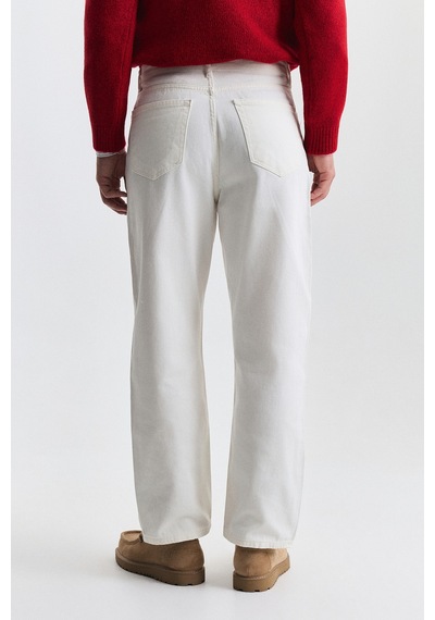 Antioch Baggy Fit Erkek Jean Ekru