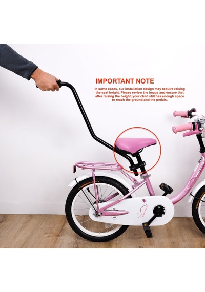 Bisiklet Bisiklet Çocuk Çocuk Eğitim Kolu - Balance Buddy - 22,2 Mm İla 28,6 Mm Seatpost İçin - Tek Elle Tutma Çok Renkli