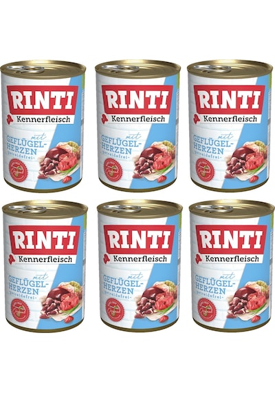 Rinti Yürekli Gurme Köpek Konservesi 400 G X 6 Adet