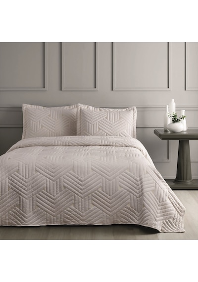 Linens Vita Çift Kişilik Yatak Örtüsü Seti Beyaz