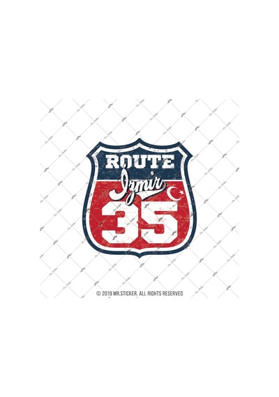Roup47 Route Izmır 35 Sticker