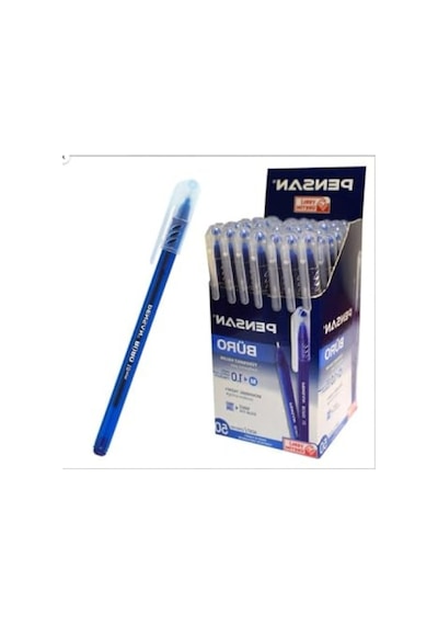 1.0 Mm Mavi Tükenmez Kalem, 12 Adet Set ---