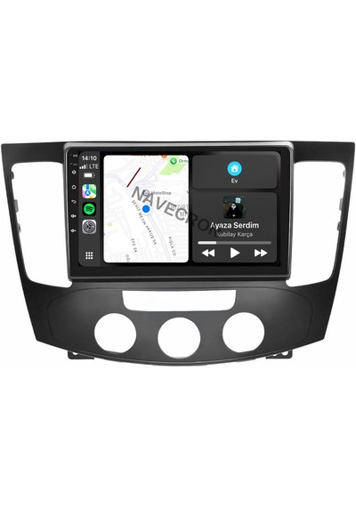 Hyundaı Sonata 2009-11 9" Uyumlu Androıd Multimedya Gerçek 2/32 Kablosuz Carplay Geri Görüş Kameralı 9"