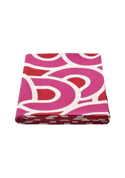 Ikea Sötrönn Masa Örtüsü 145 X 240 Cm Beyaz - Pembe - Kırmızı Çok Renkli