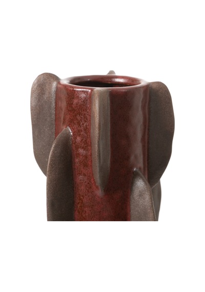Mudo Home Burgundy Geo Vazo 17x47 Cm Diğer