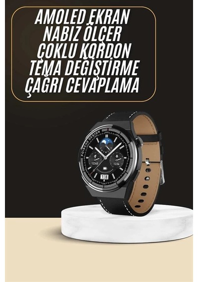 Çoklu Kordon Hediyeli Akıllı Saat Çağrı Cevaplama Müzik Dinleme Dokunmatik Ekran