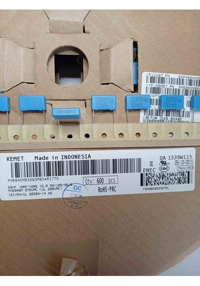 Phe840mb5680mb04r17t0 68nf 275vac 15mm Polyester Kondansatör 70 Adet