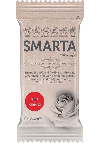 Smarta Hava İle Kuruyan Modelleme Hamuru 100G Kırmızı
